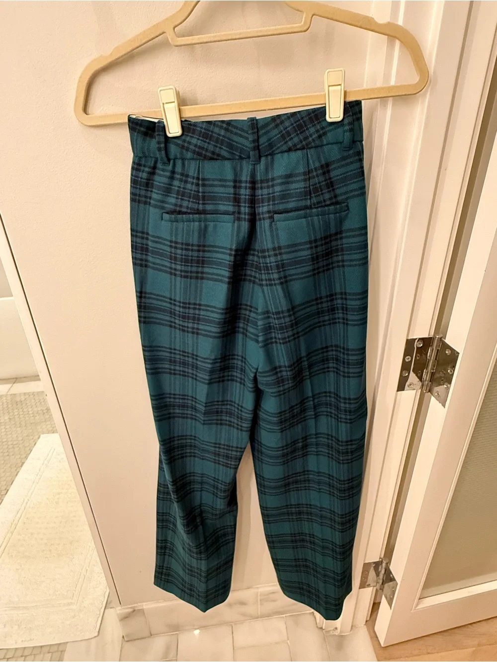 Wilfred Green Plaid Effortless Pant